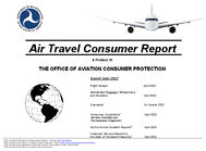 Air Travel Consumer Report June 2022