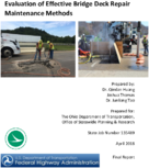 Evaluation of Effective Bridge Deck Repair Maintenance Methods