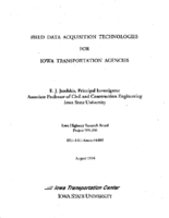 Field data acquisition technologies for Iowa transportation agencies
