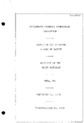 Interstate Commerce Commision Report of the Accident  Investigation Occuring on the ALTON RAILROAD VERA MO
