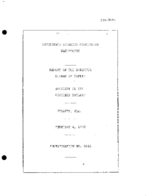 Interstate Commerce Commision Report of the Accident  Investigation Occuring on the SOUTHERN RAILWAY STRAVEN AL