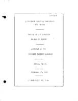 Interstate Commerce Commision Report of the Accident  Investigation Occuring on the SOUTHERN PACIFIC RAILROAD SOLME CALIG