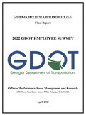 2022 GDOT Employee Survey