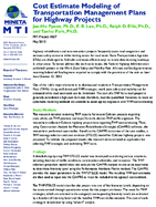Cost Estimate Modeling of Transportation Management Plans for Highway Projects Research Brief