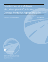 Development of a multiaxial viscoelastoplastic continuum damage model for asphalt mixtures
