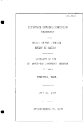 Interstate Commerce Commision Report of the Accident  Investigation Occuring on the ST LOUISSAN FRANCISCO RAILWAY WINFIELD KS