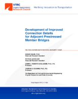 Development of improved connection details for adjacent prestressed member bridges