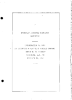 Interstate Commerce Commision Report of the Accident  Investigation Occuring on the LOUISVILLE AND NASHVILLE RAILROAD PANA AL