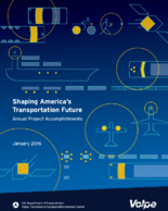 Shaping Americas Transportation Future Annual Project Accomplishments January 2016