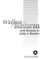 Welfare Reform and Access to Jobs in Boston