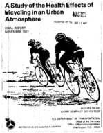 A study of the health effects of bicycling in an urban atmosphere