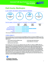 Automated Traffic Signal Performance Measures Case Studies Clark County Washington