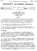 Investigation of Aircraft Accident NEW YORK AIRWAYS NEW YORK INTERNATIONAL AIRPORT 19631014