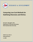 Comparing LowCost Methods for Stabilizing Diversions and Ditches
