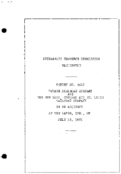 Interstate Commerce Commision Report of the Accident  Investigation Occuring on the WABASH RAILROAD COMPANY AND NEW YORK CHICAGO AND ST LOUIS RAILROAD NEW HAVEN IN