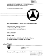 BicycleFriendly Shoulder Rumble Strips