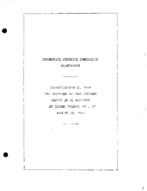 Interstate Commerce Commision Report of the Accident  Investigation Occuring on the SOUTHERN RAILWAY SLOANS VALLEY KY