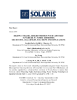 Highway Travel Time Estimation With Captured InVehicle WiFi Mac Addresses Mechanism Challenges Solutions and Applications