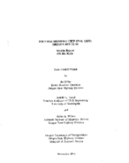 Polymer modified chip seal test  Oregon Route 22 interim report