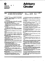 AC 002XX Advisory Circular Checklist and Status of Other FAA Publications for Sale by the US Government Printing Office