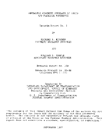 Asphaltic concrete overlays of rigid and flexible pavements  interim report No 1