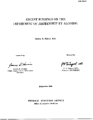 Recent findings on the impairment of airmanship by alcohol