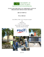 Evaluating the Effect of Temporary Casing on Drilled Shaft Rock Socket Friction