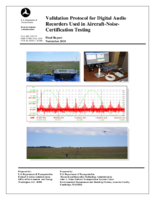 Validation protocol for digital audio recorders used in aircraftnoisecertification testing