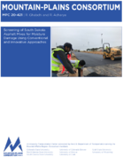 Screening of South Dakota Asphalt Mixes for Moisture Damage Using Conventional and Innovative Approaches