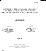 Assessment of the brocasulzer phenomenon via inter and intramodality matching procedures  studies of signallight brightness