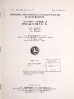 Performance Characteristics of Automotive Engines in the United States  Third Series  Report No 14  1978 Buick 196 CID 32L