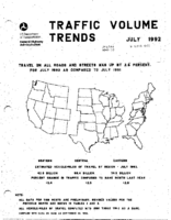Traffic Volume Trends July 1992