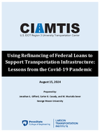 Using Refinancing of Federal Loans to Support Transportation Infrastructure Lessons from the Covid19 Pandemic