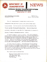 Department of Transportation News Urban Mass Transportation Administration UMTA 736