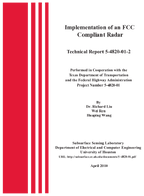 Implementation of an FCC Compliant Radar