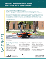 Validating a Density Profiling System for Asphalt Compaction Assessment fact sheet