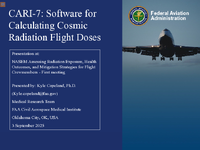 CARI7 Software for Calculating Cosmic Radiation Flight Doses