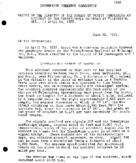 Interstate Commerce Commision Report of the Accident  Investigation Occuring on the PENNSYLVANIA RAILROAD WILMINGTON DEL