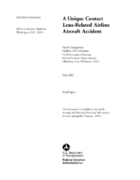 Unique Contact LensRelated Airline Aircraft Accident