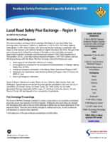 Local Road Safety Peer Exchange  Region 9  An RSPCB Peer Exchange