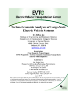 TechnoEconomic Analyses of LargeScale Electric Vehicle Systems