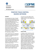 Positive train control shared network