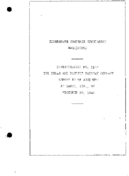 Interstate Commerce Commision Report of the Accident  Investigation Occuring on the TEXAS AND PACIFIC RAILWAY RANCH TX