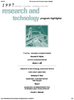 1997 Federal Highway Administration Research and Technology Program Highlights
