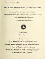 Management Techniques Guide For Bus Fleet Managers