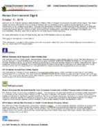 Human Environment Digest October 31 2019