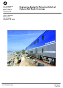 Engineering design for pedestrian safety at highwayrail grade crossings