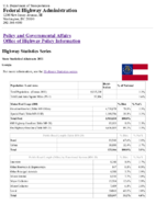 Highway Statistics Series State Statistical Abstracts 2011  Georgia
