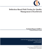DeflectionBased Field Testing for Quality Management of Earthwork