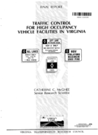 Traffic control for high occupancy vehicle facilities in Virginia